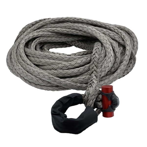 5/8 in. x 75 ft. 16,933 lbs. WLL. LockJaw Synthetic Winch Line Extension w/Integrated Shackle